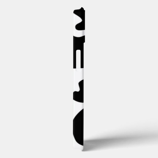 Afdruk zwart-wit Koe Case-Mate iPhone Case (Achterkant / Rechts)