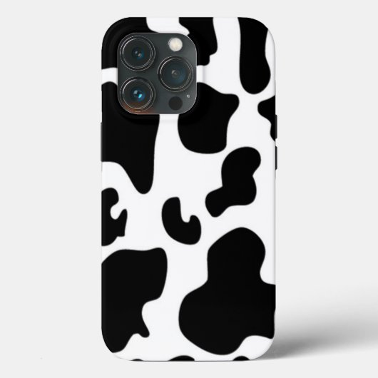 Afdruk zwart-wit Koe Case-Mate iPhone Case (Achterkant)