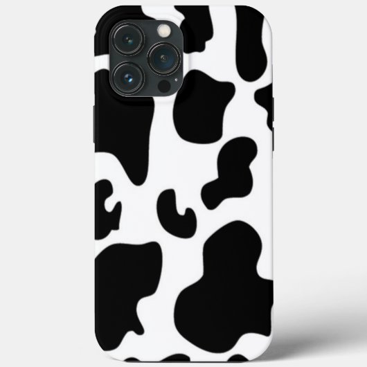 Afdruk zwart-wit Koe Case-Mate iPhone Case (Achterkant)