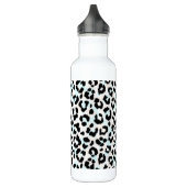 Afdruk zwarte en witte kaas waterfles  (Links)