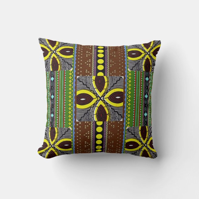 AfdrukAfrika Kussen (Voorkant)