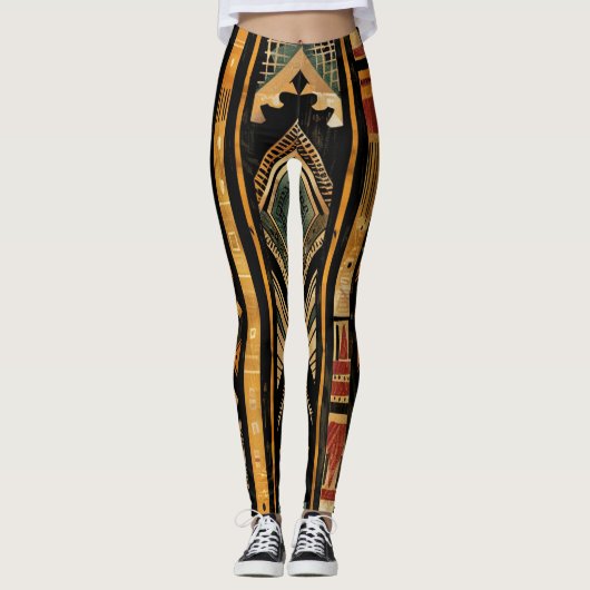 AfdrukAfrika Leggings (Voorkant)