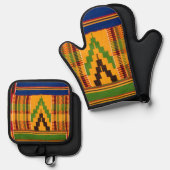 AfdrukAfrika Ovenwant & Pannenlap Set (Voorkant / Achterkant)