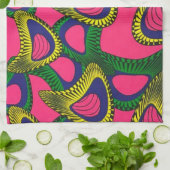 AfdrukAfrika Theedoek (Gevouwen)