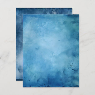 Afdrukbaar Noodlijdend Inkt Blauw Scrapbook Paper Kaart