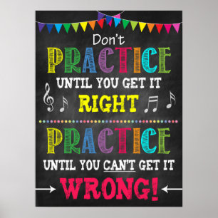 Afdrukbaar Poster voor muziekdocent Classroom