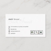 Afdrukbaar Visitekaartje (Achterkant)