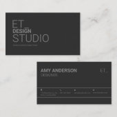 Afdrukbaar Visitekaartje (Voorkant / Achterkant)