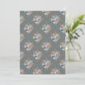 Afdrukbare Abstracte Accent Mandala Art Deco Scall Kaart (Staand voorkant)