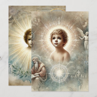 Afdrukbare Bijbelse Profetie van Jezus Scrapbook Kaart