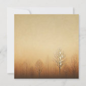Afdrukbare Earth Brown Autumnal Ombre Scrapbook Kaart (Voorkant)