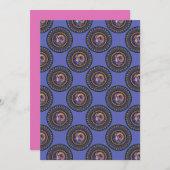 Afdrukbare grillige Ram Zodiac Polka Dot Mandala Kaart (Voorkant / Achterkant)