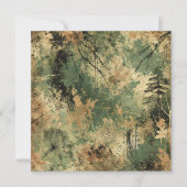 Afdrukbare Herfst Forest Distressed Ink Scrapbook Kaart (Voorkant)
