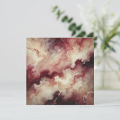 Afdrukbare herfstmarmer Harvest Wine Scrapbook Kaart (Staand voorkant)