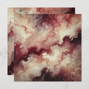 Afdrukbare herfstmarmer Harvest Wine Scrapbook Kaart