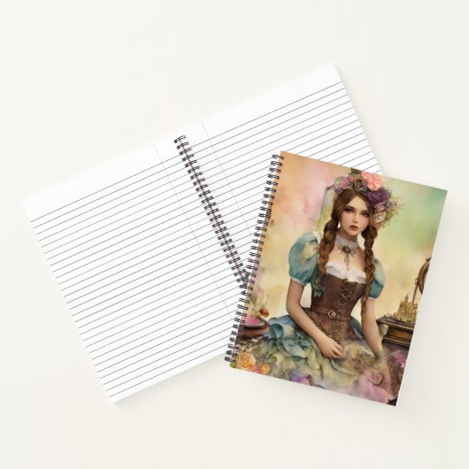 Afdrukbare junk journal naturel vrouw notitieboek (Binnen)