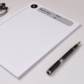 Afdrukbare papieren grijze engineering grafiekblad notitieblok