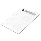 Afdrukbare papieren grijze engineering grafiekblad notitieblok (Schuin)