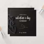 Afdrukbare Valentijnsdag Kaart (Voorkant / Achterkant in situ)