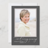 Afdrukbare Viering van het Leven Volledige Foto Kaart (Voorkant)