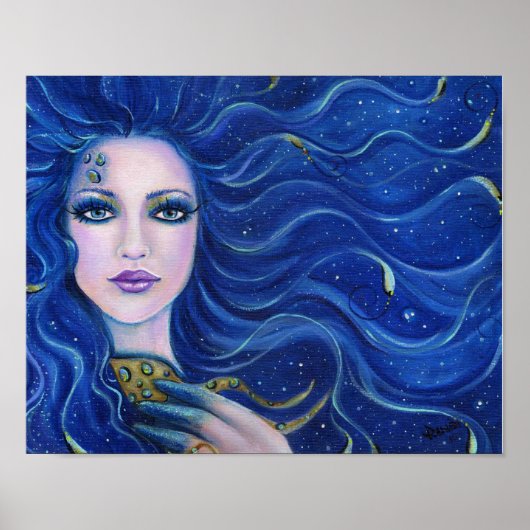 AFDRUKBEAUTY MERMAID POSTER (Voorkant)
