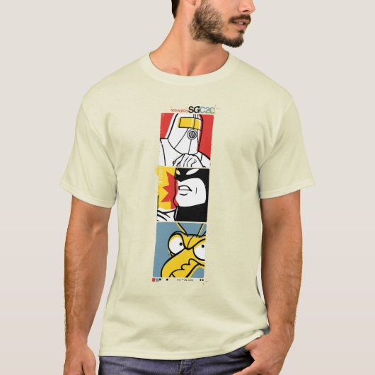 Afdrukbeeld spatie Ghost Cast Test Afdrukken Afbee T-shirt (Voorkant)