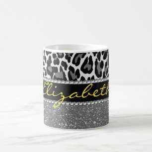 Afdrukglitter op maat koffiemok