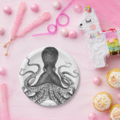  afdrukinktvis papieren bordje (Feest)