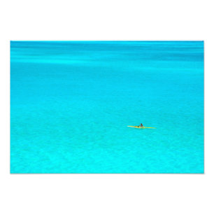 Afdrukkano in Bora Bora-fotoafdruk Foto Afdruk