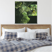 Afdrukken Abstract gemaakt schilderCanvas verdraai (Insitu (Slaapkamer))