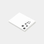 Afdrukken beer post-it® notes (Schuin)