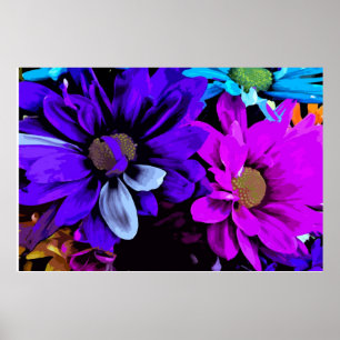 Afdrukken - Bright bloesems 4725D Poster