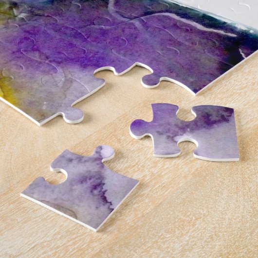 Afdrukken "Christeve the Cat with Hummingbird" Legpuzzel (Zijkant)