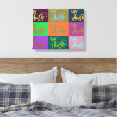 Afdrukken Dragon Canvas (Insitu (Slaapkamer))