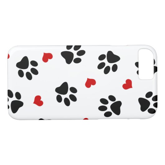 Afdrukken en hart verven Case-Mate iPhone case (Achterkant (Horizontaal))