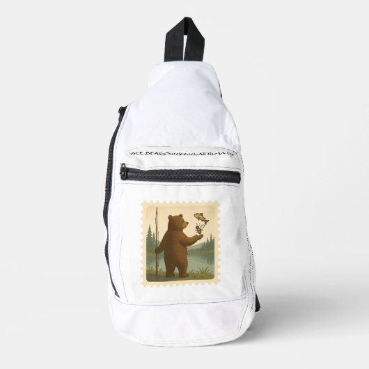 Afdrukken Gesneden naaizak Sling Bag (Voorkant)