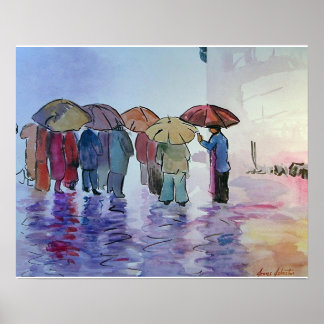 Afdrukken - Goose Hollow Stop Poster