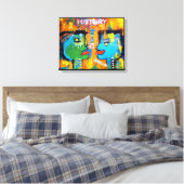 Afdrukken historisch canvas (Insitu (Slaapkamer))