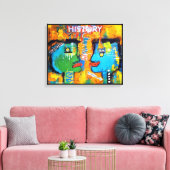 Afdrukken historisch canvas (Insitu (Woonkamer))