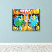Afdrukken historisch canvas (Insitu (Houten vloer))