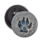 AFDRUKKEN IN DE ZAND BUTTON FLESOPENER (Voorkant)