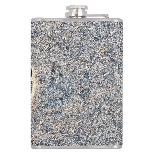 AFDRUKKEN IN DE ZAND HEUPFLES (Achterkant)