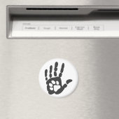 Afdrukken in hand - achtergrondkleur kiezen magneet (Insitu (Vaatwasser))