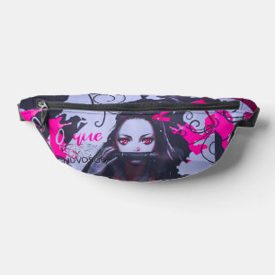 Afdrukken Knippen Naai Fanny Pack Anime van merSto Heuptasje