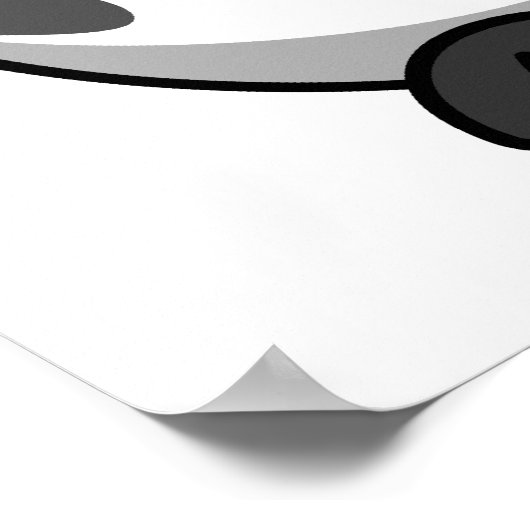 Afdrukken Koe bevestigen Poster (Hoek)