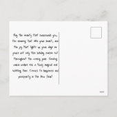 Afdrukken Lijst Aangepaste foto Feestdagenkaart (Achterkant)