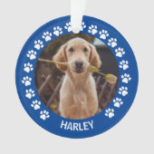 Afdrukken Lijst Aangepaste foto Ornament (voorkant)