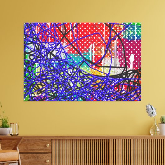 Afdrukken losse strengen Canvas (Insitu (Woonkamer))