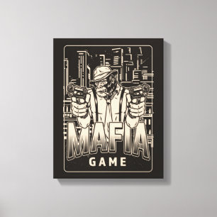 Afdrukken maffia Game Canvas