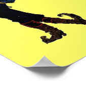 Afdrukken Man met scèrijn en tint Poster (Hoek)